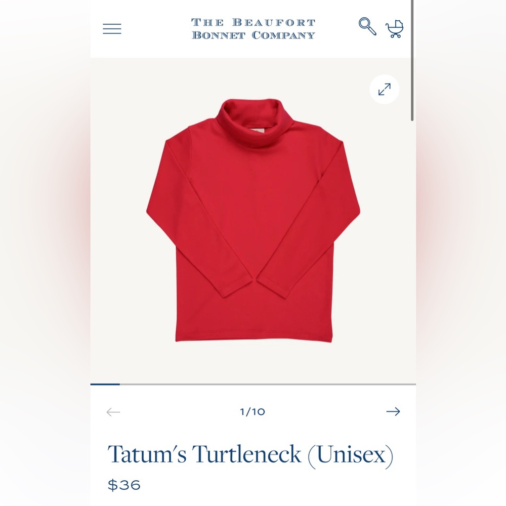 The Beaufort Bonnet Company Red Cotton Top